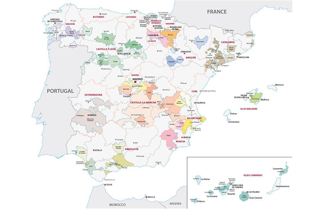 Regiones vinícolas españolas