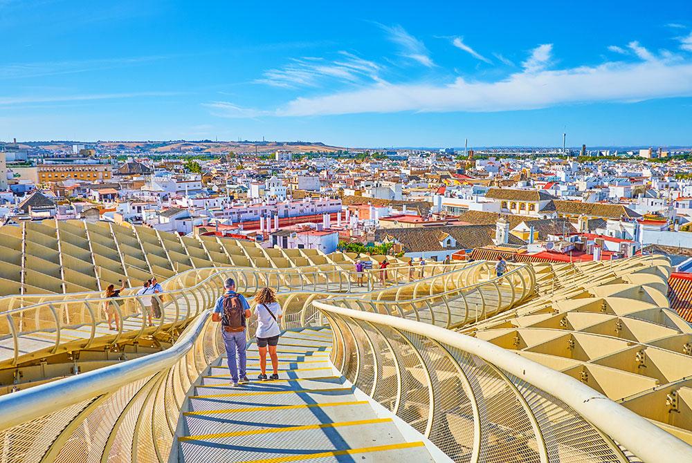 Cosas que hacer en Sevilla, pasear por el mirador de las Setas